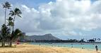 Diamond Head from Ala Moana Beach Park. photo - Selvin Chance ...