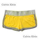 Calvin Klein Sport Steel Womens Yellow Modal Shorts Shorts