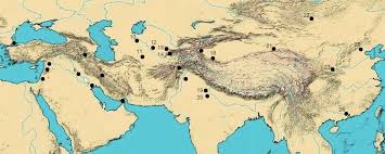 Image result for silk road map