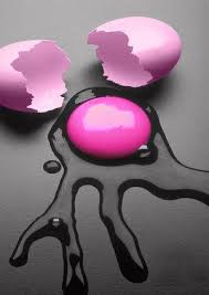 es un huevo rosa!