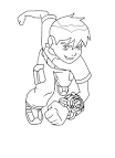 Ben 10 coloring page