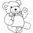 Bear coloring page