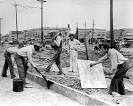 Works Progress Administration  Castagne sketching WPA construction