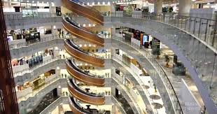 Image result for spiral escalator