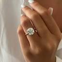 4 Carat Round Brilliant Lab Grown Diamond Solitaire Ring / Two ...