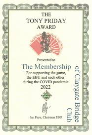 Image result for Claygate Bridge Club