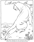 Mountain Lion coloring page