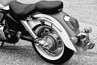 2002 Honda Shadow Aero 1100 Rear End View Photo 7