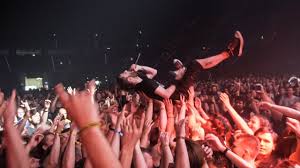 Image result for crowd-surfing