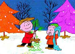 Charlie Brown saved a Christmas Tree= Maggie has to save the discount Halloween candy! 
