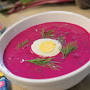 chłodniki Latvian cold beet soup recipe from www.simplywellblog.org