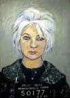 Mary Gibney, Mugshot paintings - MugshotsBlondeMpls2