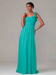 Rose Detailed One-shoulder Dress | Plus and Petite sizes available.