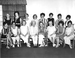 Back row: Lorraine St. Ours, Mary Ellen Gavin, Doris Ruprecht, Helen Brooks, Doris Martinez, Mrs. Priestly, ... - 1971yls
