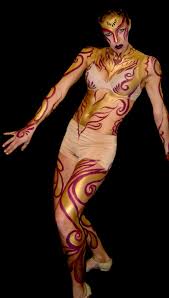 Purim Body Painting