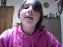 Zoe singing I Write Sins Not