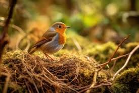 Attēlu rezultāti vaicājumam “Erithacus rubecula nest”