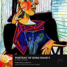 Image result for Pablo Picasso, Portrait of Dora Maar