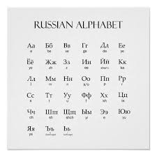 Image result for russian alphabet