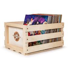 Record crates for vinyl records