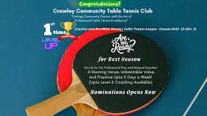 Image result for Crawley Community Table Tennis Club