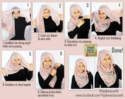 10 CARA MEMAKAI JILBAB CANTIK SEGIEMPAT KREASI - Aneka Cara ...
