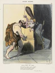 Image result for riot scene by honore-daumier