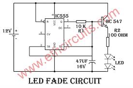 Image result for fade led 555 circuit
