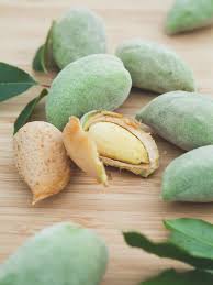 Image result for fresh green almonds