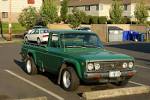 Old Parked Cars.: 1973 Mazda Rotary Pickup.
