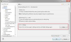 Image result for eclipse preference dialog