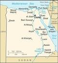 Map of the Gulf of Suez Water Supply Project, Egypt. - Image ...