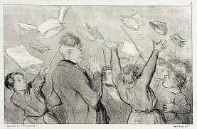 Image result for riot scene by honore-daumier