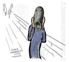 Image result for "the scream" parody