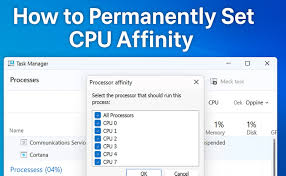 Image result for setting cpu affinity