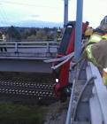 Car dangling from overpass shut down part of Hwy 217 - KPTV - FOX 12