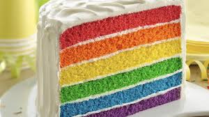 Image result for rainbow cake