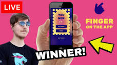 WINNING MRBEAST APP (Finger On The App 2 Winner) - YouTube