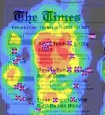 Image result for heat map eye