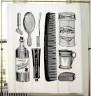 Izola Apothecary Shower Curtain | Finer Cut
