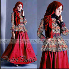 HM1108 Maxi Putri Batik | Busana Muslim Terbaru