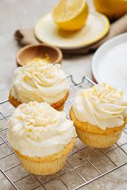 Image result for lemon cupcake