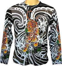 TIGER IREZUMI New Japan Tattoo LONG SLEEVE Shirt 