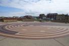Performance arena the edge of East Parade in Rhyl - via Daymix