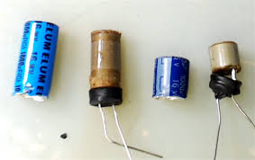 Image result for blown capacitor