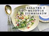 Sałatka z młodych ziemniaków 🥔🥔🥔 wiosenny hit - YouTube