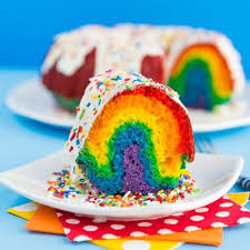 Image result for rainbow cake