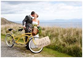 Image result for bicycle wedding