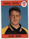 DUNDEE UNITED - Alan Main #369 PANINI "Football 90" Football Trading Sticker - dundee-united-alan-main-369-panini-football-90-football-trading-sticker-28205-p