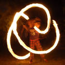 Chicago Fire Artists, spinning fire poi